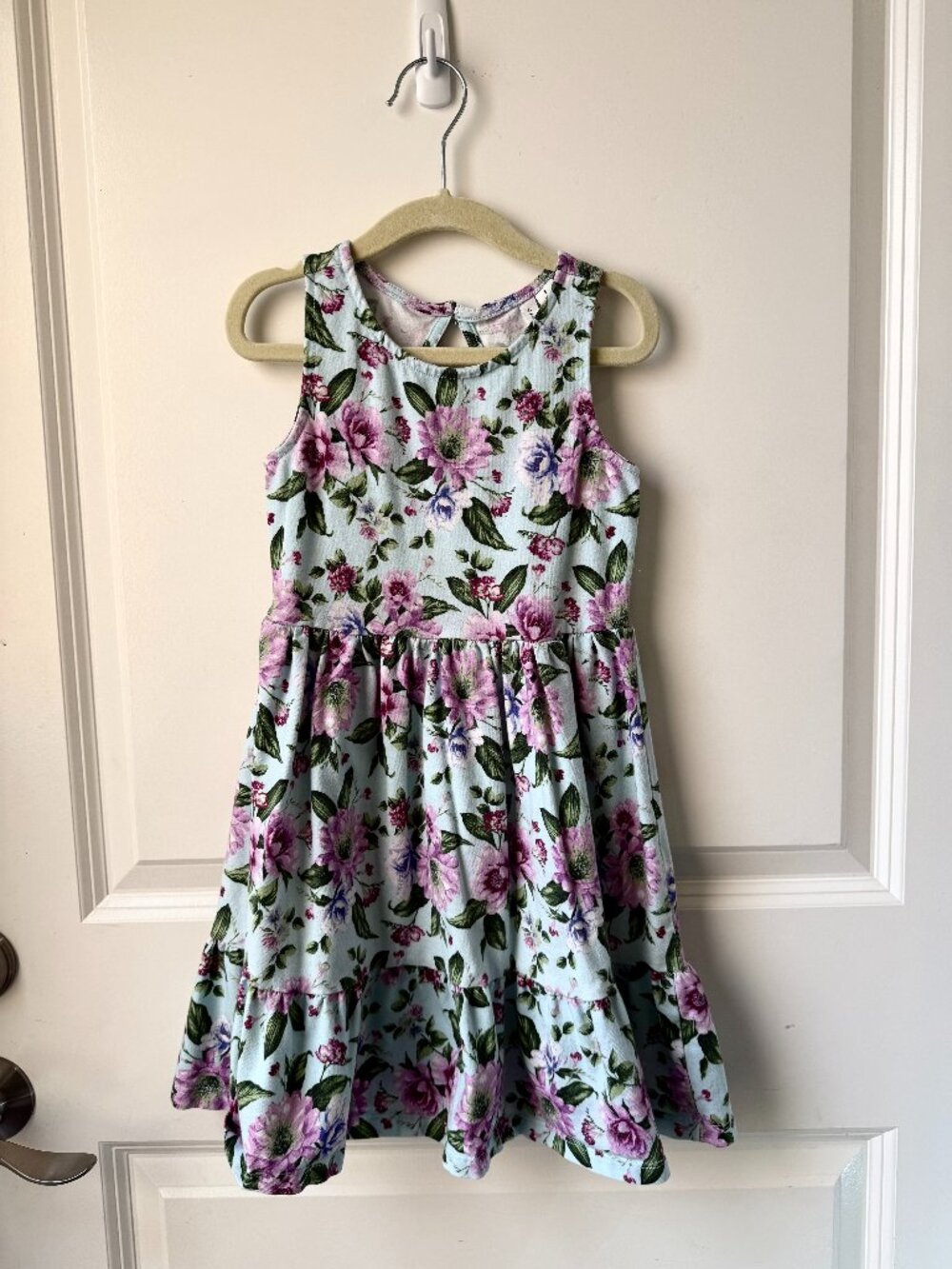 Janie and Jack The Everyday Dress - Aqua Flora